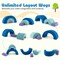 Rainbow Climber Play set Foam Blocks with Removable Machine Washable Covers